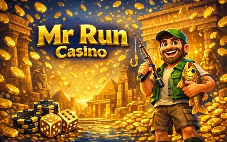 Mr Run Casino home page hero banner